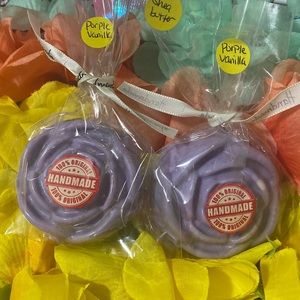 Purple vanilla soap